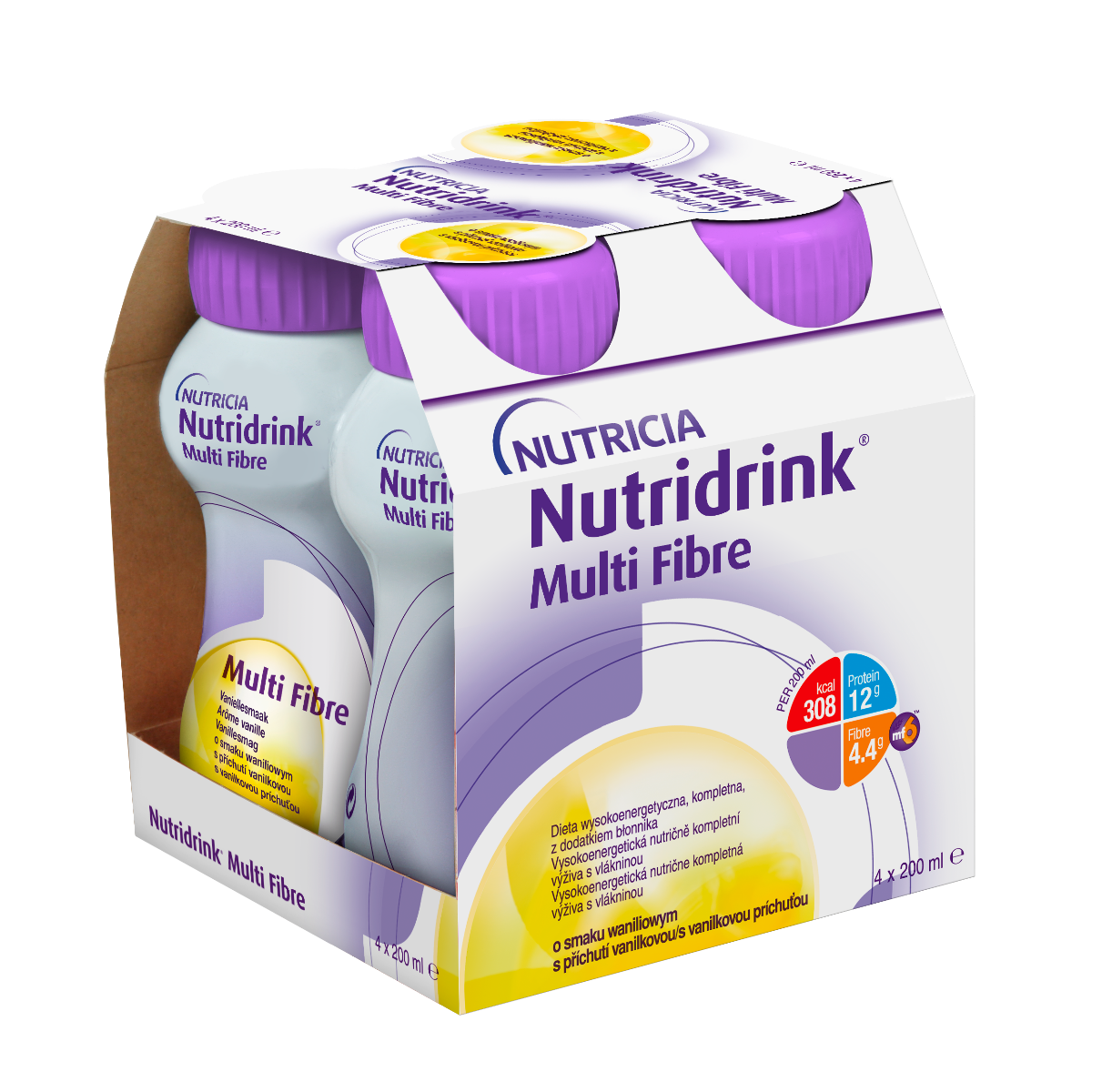 NUTRIDRINK MULTIFIBRE VANILKA