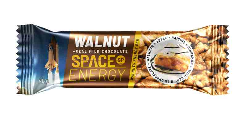 Space Protein Energy WALNUT Bar Strudel