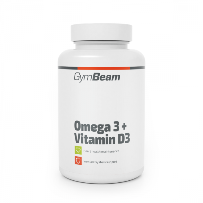 GymBeam Omega 3 + Vitamin D3