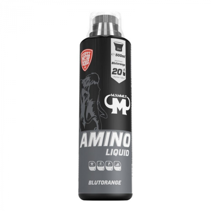 Mammut Nutrition Amino Liquid 500 ml červený pomaranč