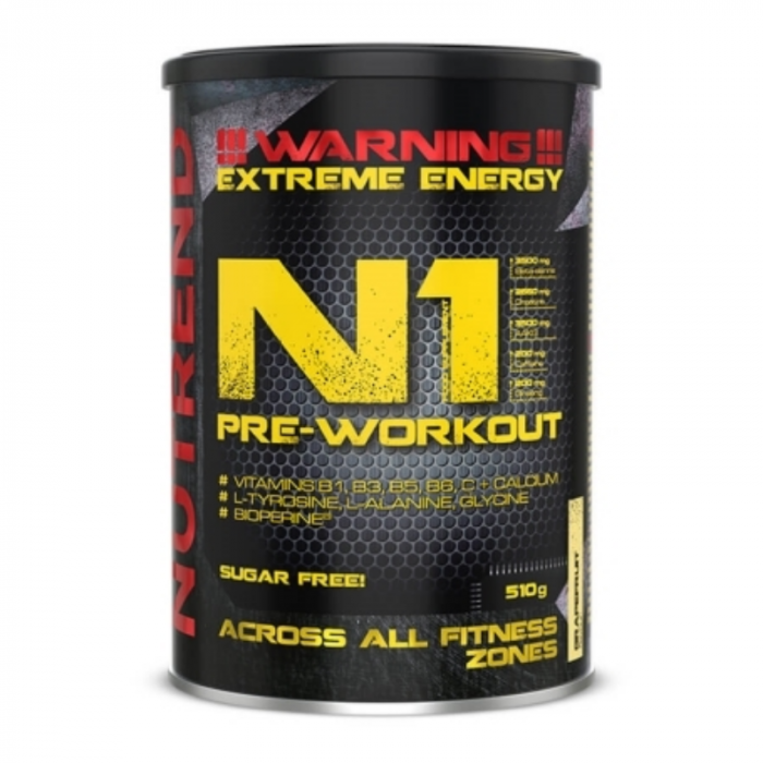 NUTREND N1 Pre-Workout 10 x 17 g grapefruit