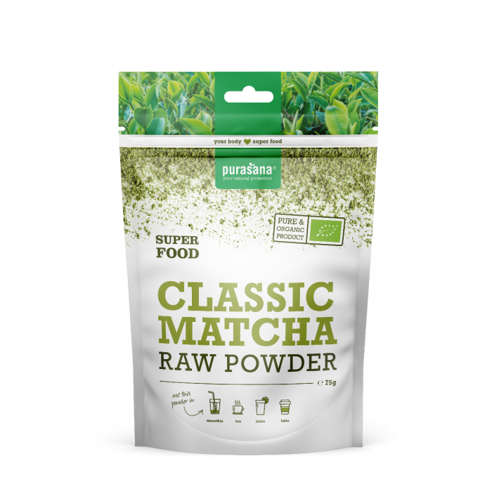 Purasana BIO Classic Matcha Raw Powder 75 g