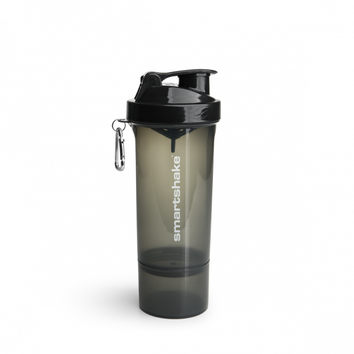 SmartShake Šejker Slim Gunsmoke Black 500 ml