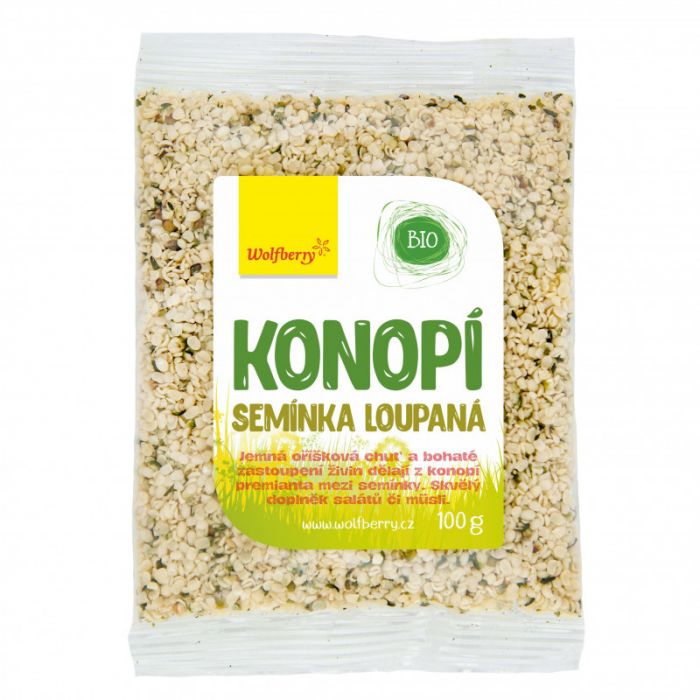 Wolfberry Konopné semienko lúpané BIO 100g