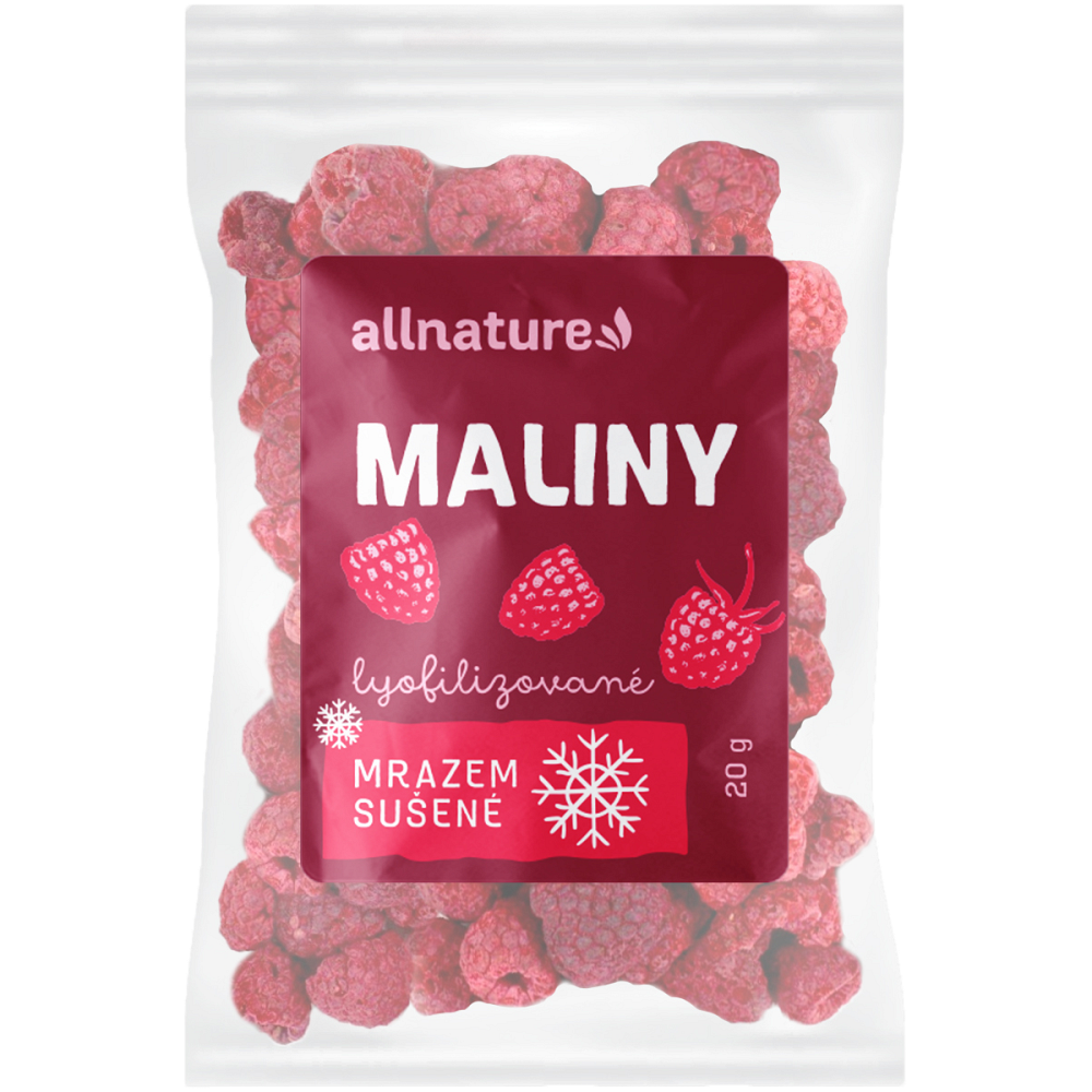 ALLNATURE Malina sušená mrazom celá 20 g