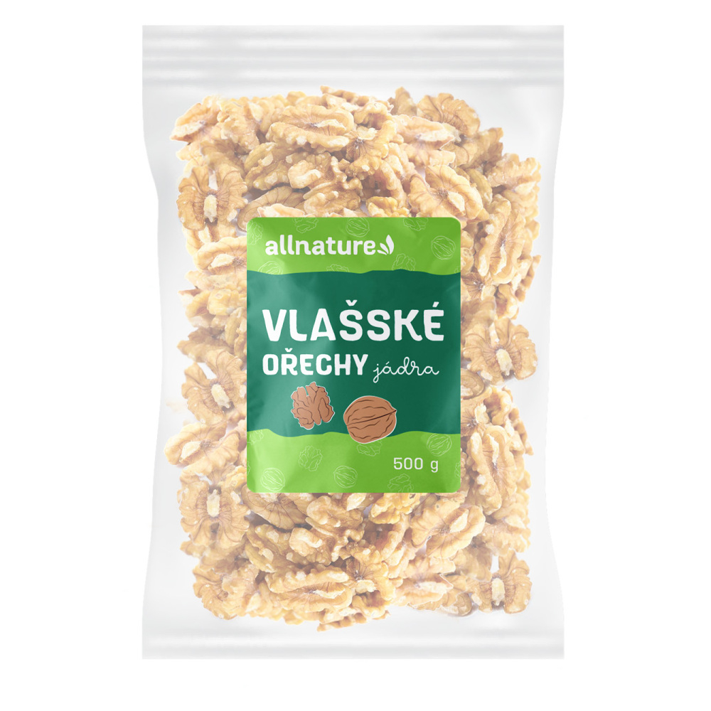 ALLNATURE Vlašské orechy jadrá 500 g