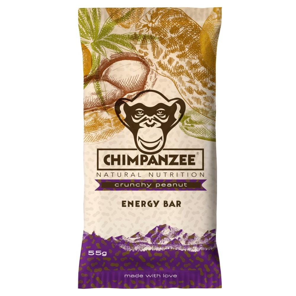 CHIMPANZEE Energy bar crunchy peanut 55 g