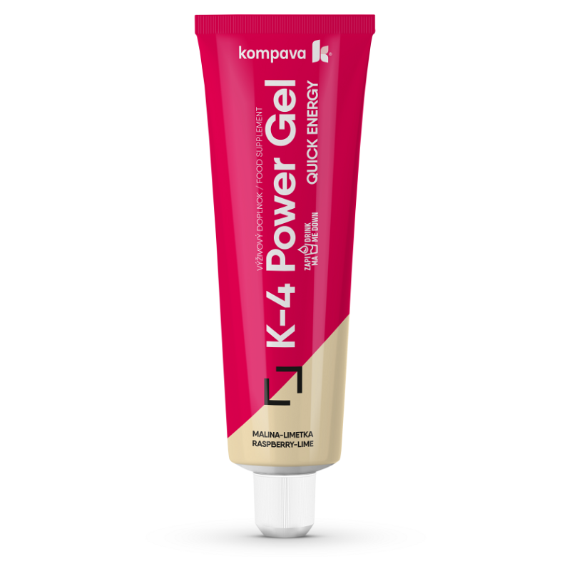 KOMPAVA K4 power gel malina-limetka 70 g