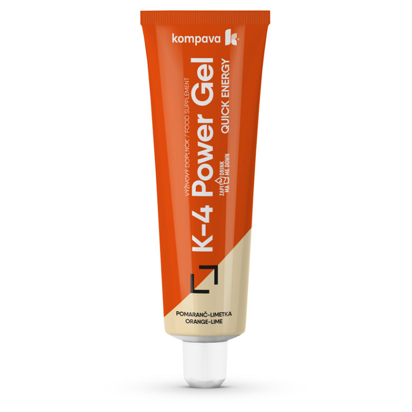 KOMPAVA K4 power gel pomaranč-limetka 70 g