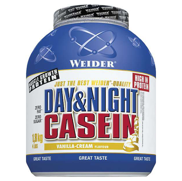 WEIDER Day & night casein príchuť vanilka 1800 g