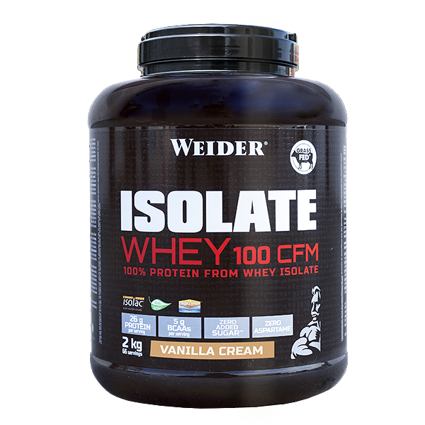 WEIDER Isolate whey 100 CFM srvátkový izolát príchuť vanilla cream 2 kg