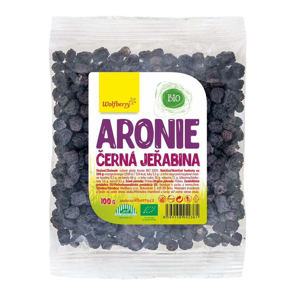 WOLFBERRY Arónia 100 g BIO