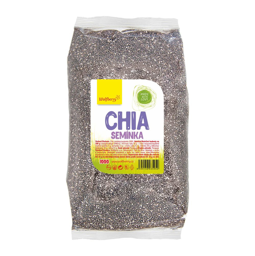 WOLFBERRY Chia semienka 1 kg