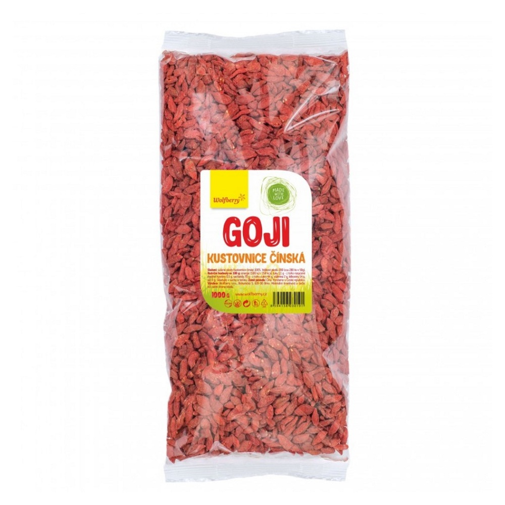 WOLFBERRY Goji Kustovnica čínska 1 kg