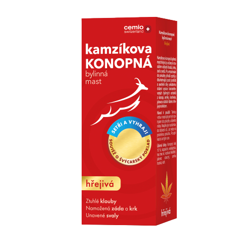 CEMIO Kamzíkova konopná masť hrejivá 200 ml