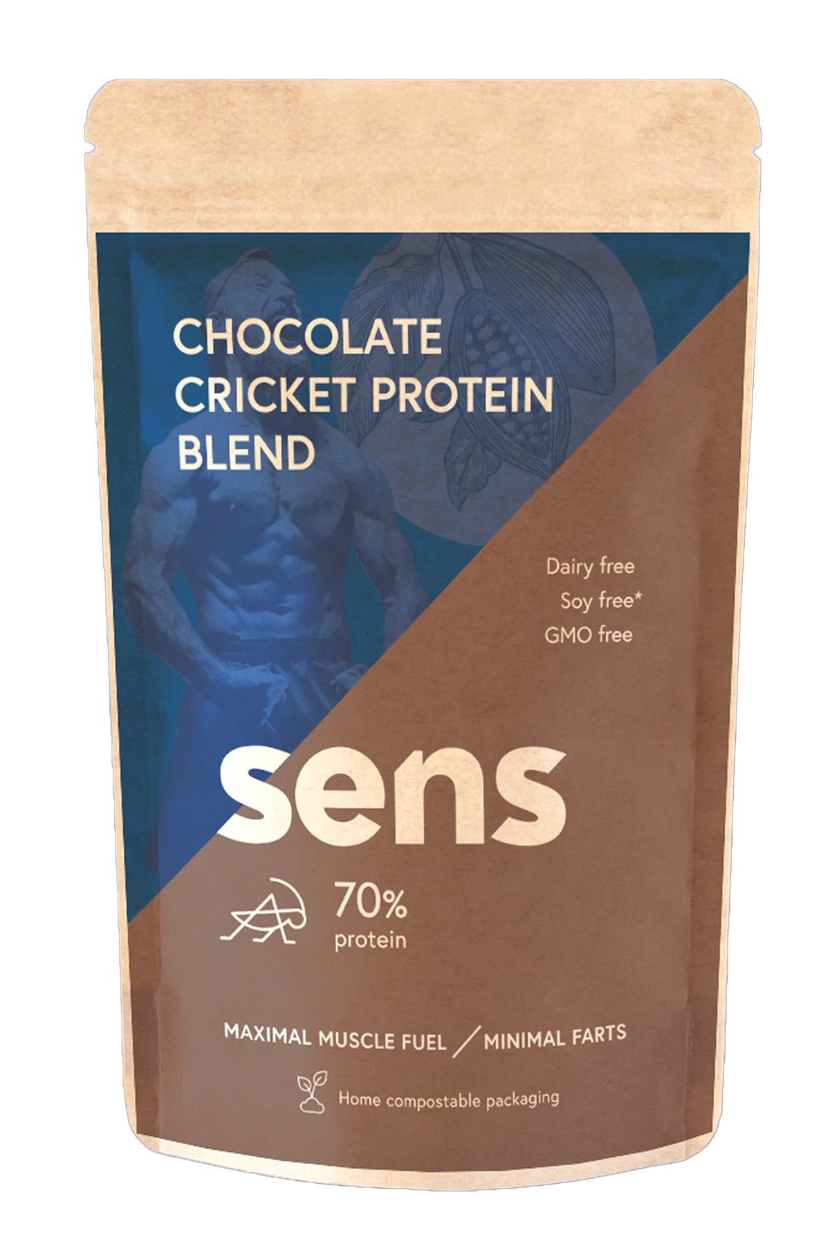 SENS Protein shake blend - čokoládový 455 g