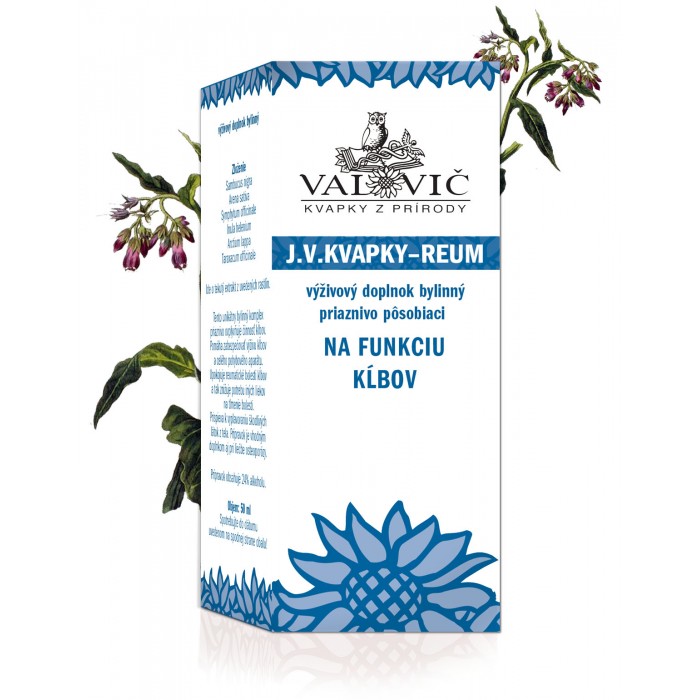 VALOVIČ J.V. KVAPKY - REUM na funkciu kĺbov 50 ml