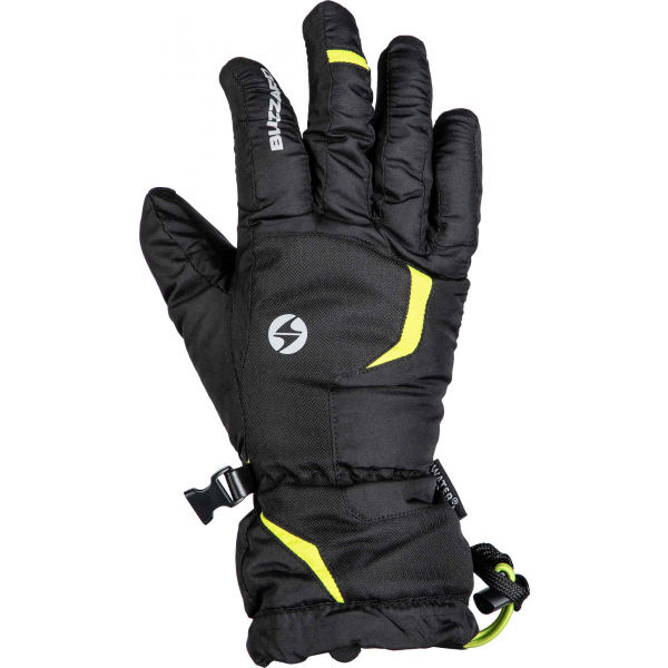 Blizzard REFLEX JNR SKI GLOVES Rukavice, čierna, veľkosť 4