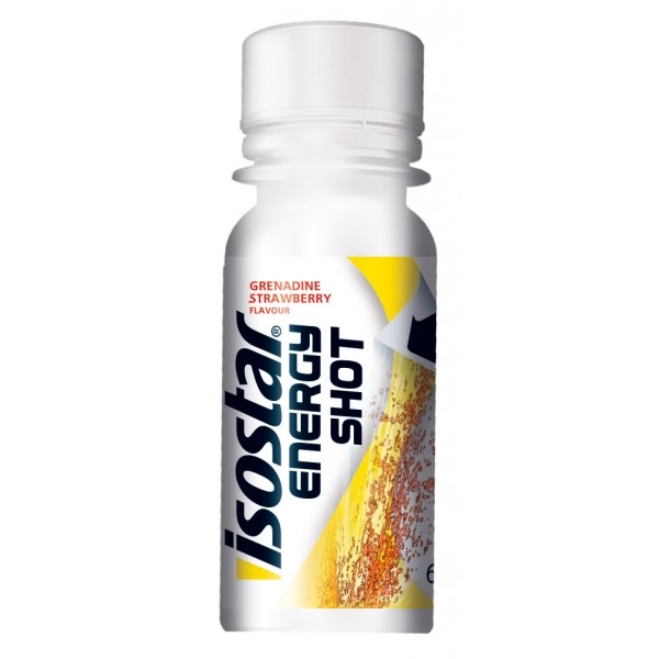 Isostar ENERGY SHOT JAHODA + GRANÁTOVÉ JABLKO 60ML Energy shot, , veľkosť 60 ML