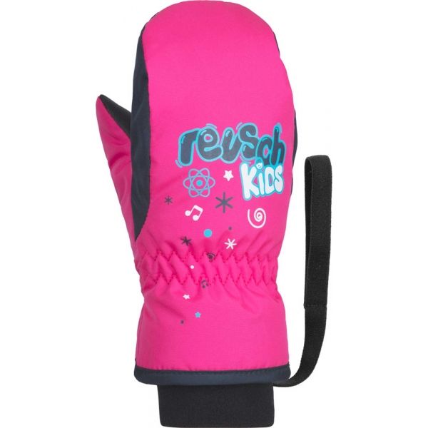 Reusch KIDS MITTEN Detské lyžiarske rukavice, ružová, veľkosť 2