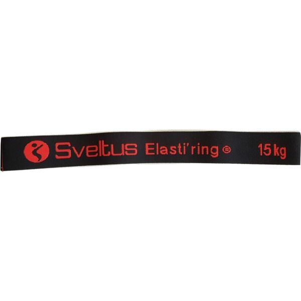 SVELTUS ELASTI´RING 15 KG Posilňovacia guma, čierna, veľkosť os