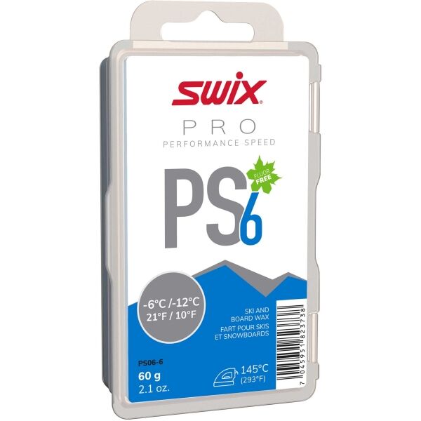 Swix PURE SPEED PS06 Parafín, modrá, veľkosť os